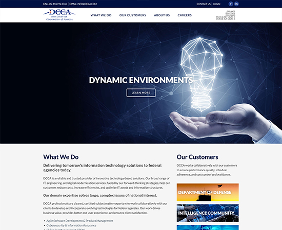 DCCA - Data Computer Corporation of America | DC Web Designers | a ...